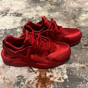 Red Nike Huaraches. Women’s size 8.5. Barely worn.